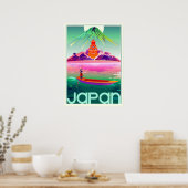Japan, oud reizen poster (Keuken)