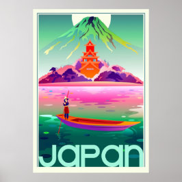 Japan, oud reizen poster
