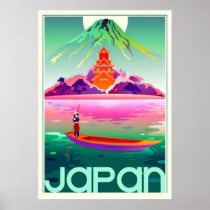 Japan, oud reizen poster