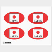 Japan Ovale Sticker (Vel)