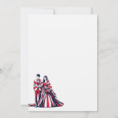 Japan paar bruiloft uitnodiging (Achterkant)
