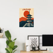 Japan Pagode Tempel Reis Kunst Poster (Thuiskantoor)