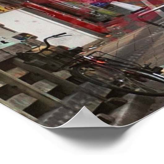 Japan past and present. poster (Hoek)