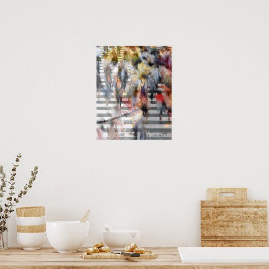 Japan past and present. poster (Keuken)