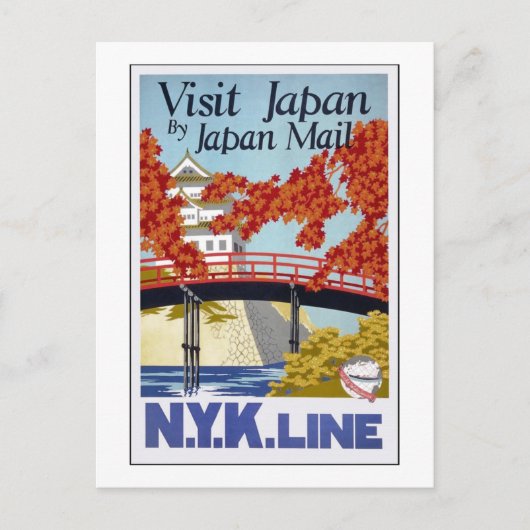 Japan per post briefkaart (Voorkant)