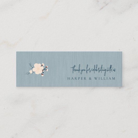 Japan QR Code Social Media trouwkaart Mini Visitekaartje (Voorkant)