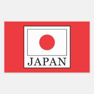 Japan Rechthoekige Sticker