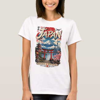 Japan Reis T-Shirt | Mount Fuji Vintage Japans