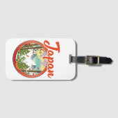 Japan reislogo bagagelabel (Voorkant (horizontaal))