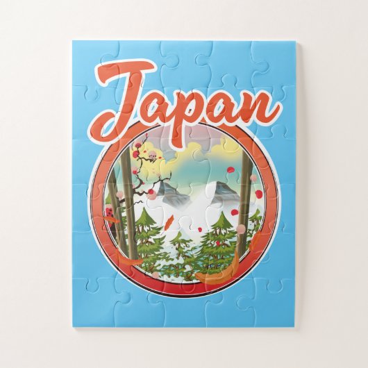 Japan reislogo legpuzzel (Verticaal)