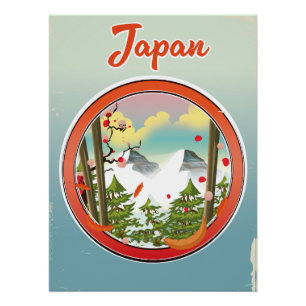 Japan reislogo perfect poster