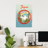 Japan reislogo poster (Thuiskantoor)