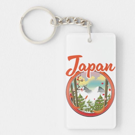 Japan reislogo sleutelhanger (Voorkant)