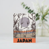 Japan reisposter briefkaart (Staand voorkant)