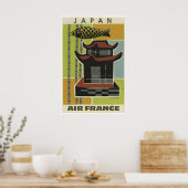 Japan Reisposter Japanse Kunst Man Georget Print (Keuken)