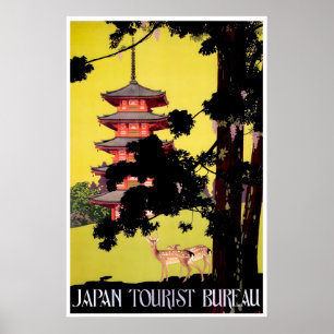 Japan Reisposter Japanse Kunst Toeristenbureau Poster