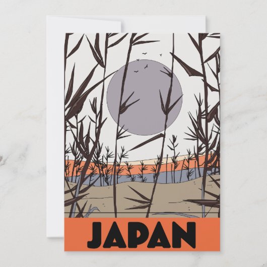 Japan reisposter kaart (Voorkant)