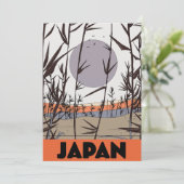 Japan reisposter kaart (Staand voorkant)