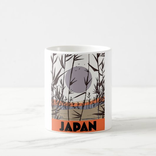 Japan reisposter koffiemok (Center)
