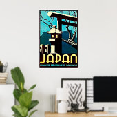 Japan Reisposter Spoorwegen Print Japanse Kunst (Thuiskantoor)