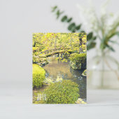 Japan reist traditionele Japanse tuin Briefkaart (Staand voorkant)