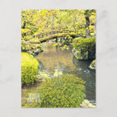 Japan reist traditionele Japanse tuin Briefkaart (Voorkant)