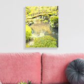 Japan reist traditionele Japanse tuin Canvas Afdruk (Insitu (Woonkamer))