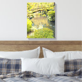 Japan reist traditionele Japanse tuin Canvas Afdruk (Insitu (Slaapkamer))