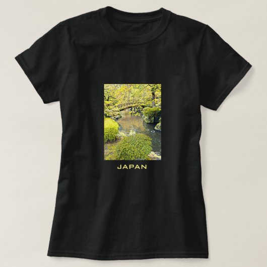 Japan reist traditionele Japanse tuin T-shirt (Design voorkant)