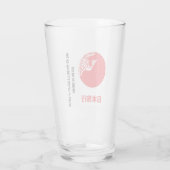 Japan reizen glas (Achterkant)