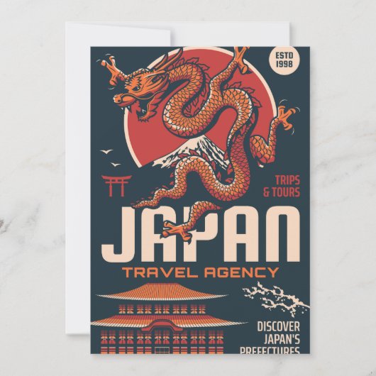 Japan reizen kaart (Voorkant)