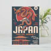 Japan reizen kaart (Staand voorkant)