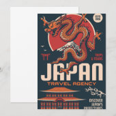 Japan reizen kaart (Voorkant / Achterkant)