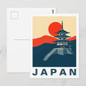 Japan Reizen Kunst Pagode Tempel Briefkaart (Voorkant / Achterkant)