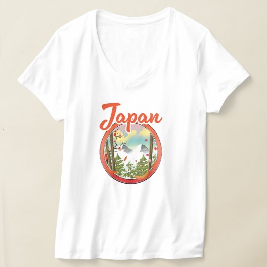 Japan reizen logo t-shirt (Laagn)