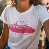 Japan Reizen Vakantie Reizen Souvenir Custom Tri-Blend Shirt