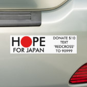 Japan Relief Bumpersticker (Op auto)