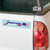 JAPAN RELIEF - VERENIGD DOOR VERLIES BUMPERSTICKER (Op Truck)
