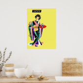 Japan Retro Vintage Travel Poster (Keuken)