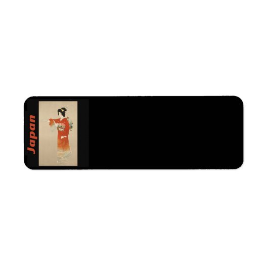 Japan Return Address Label (Voorkant)
