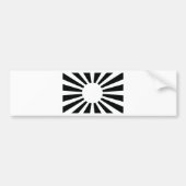 Japan Rising Sun Flag Bumpersticker (Voorkant)