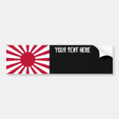 Japan Rising Sun Flag Bumpersticker (Voorkant)