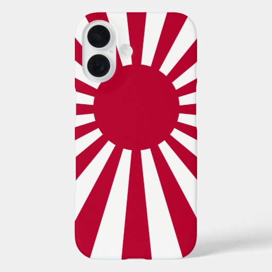 Japan Rising Sun Flag Case-Mate iPhone Case (Achterkant)