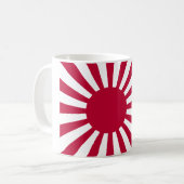 Japan Rising Sun Flag Koffiemok (Voorkant links)