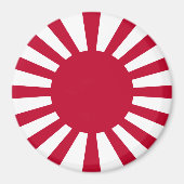 Japan Rising Sun Flag Magneet (Voorkant)