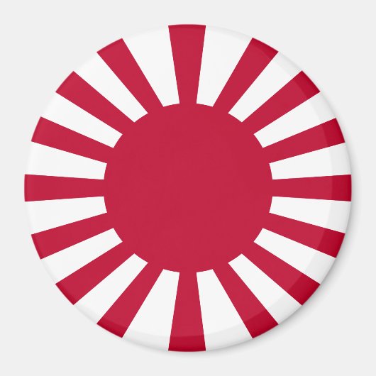 Japan Rising Sun Flag Magneet (Voorkant)