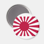 Japan Rising Sun Flag Magneet (Voorkant / Achterkant)