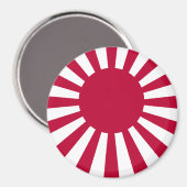Japan Rising Sun Flag Magneet (Voorkant / Achterkant)
