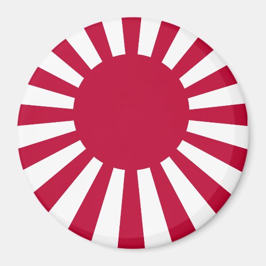 Japan Rising Sun Flag Magneet (Voorkant)