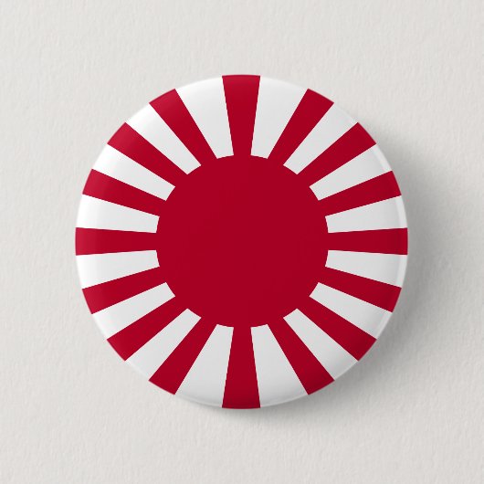 Japan Rising Sun Flag Ronde Button 5,7 Cm (Voorkant)